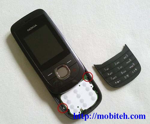 Как разобрать телефон Nokia 2220 slide