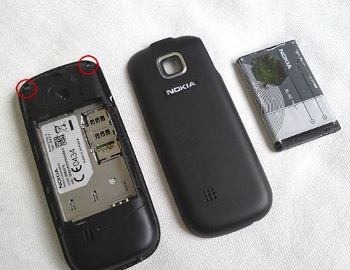 Как разобрать телефон Nokia 2330 Classic