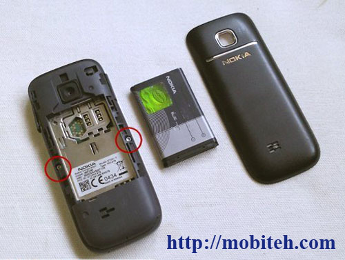 Как разобрать телефон Nokia 2730 Classic