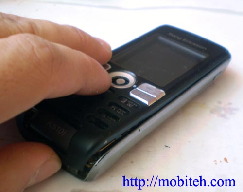 Как разобрать телефон SonyEricsson k310, k320, k510i, w200