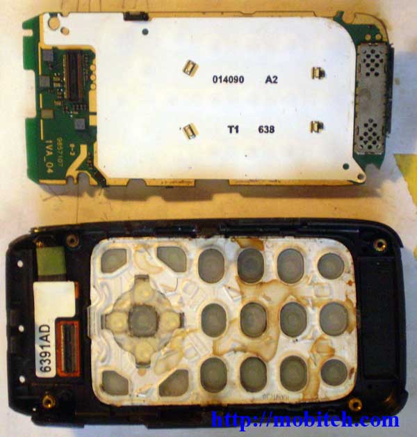 Как разобрать телефон Nokia 6125