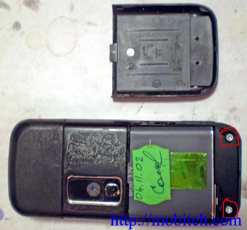 Как разобрать Nokia 6233