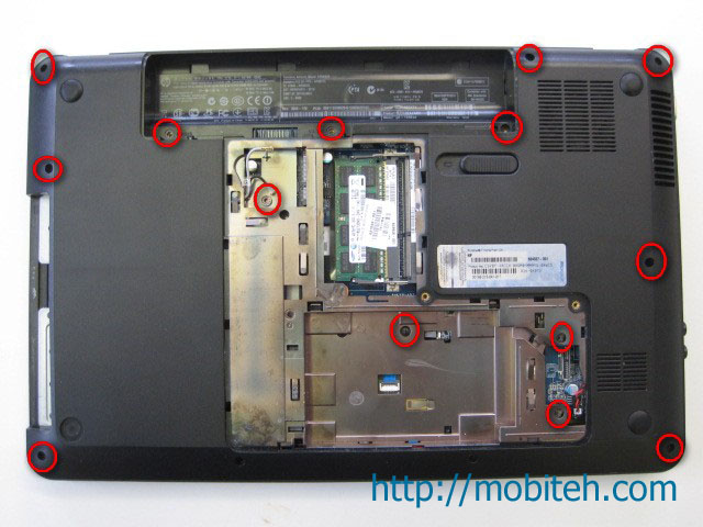 Как разобрать ноутбук HP Pavilion G6