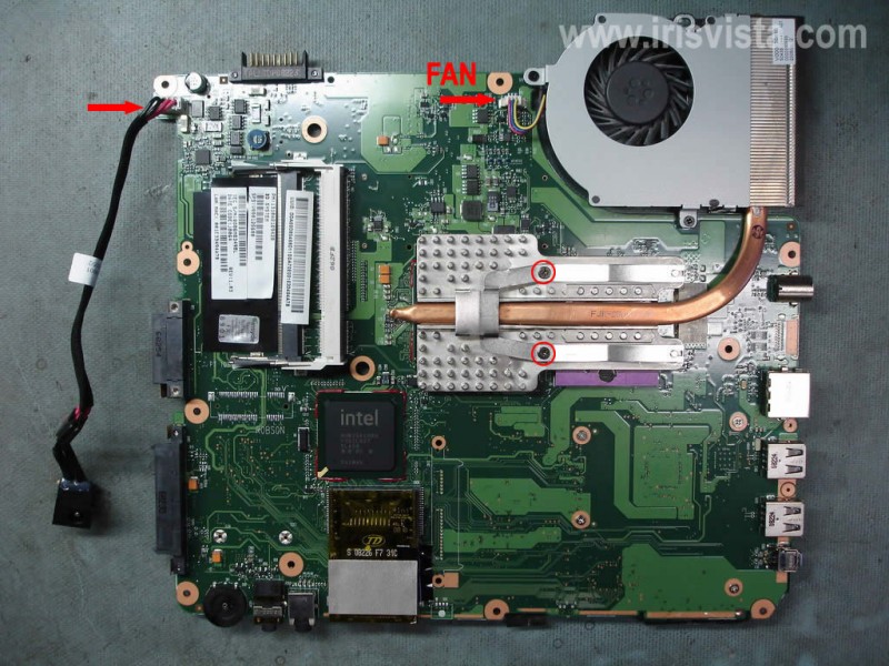 Как разобрать ноутбук Toshiba Satellite A300/A300D/A305/A305D